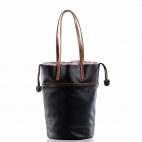 Full grain leather ladies bag