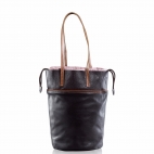 Full grain leather ladies bag