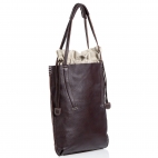 Full grain leather ladies bag