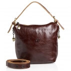 Full grain leather ladies bag