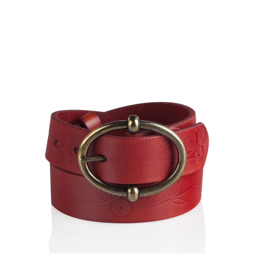 Ремень женский, натуральная кожа, Арт.B0133, 105x3см