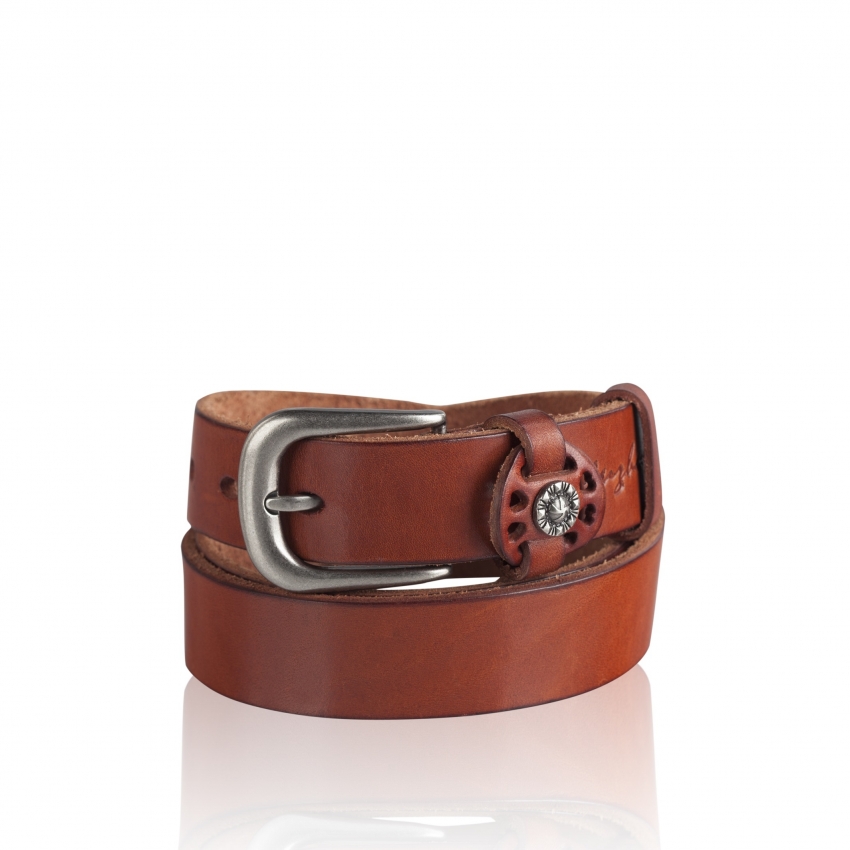 Ремень женский, натуральная кожа, Арт.B0134, 102x2,8см