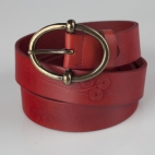 Ремень женский, натуральная кожа,  Арт. B0133, 105x3см