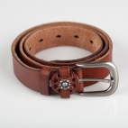 Ремень женский, натуральная кожа,  Арт. B0134, 102x2,8см