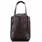 Full grain leather ladies bag